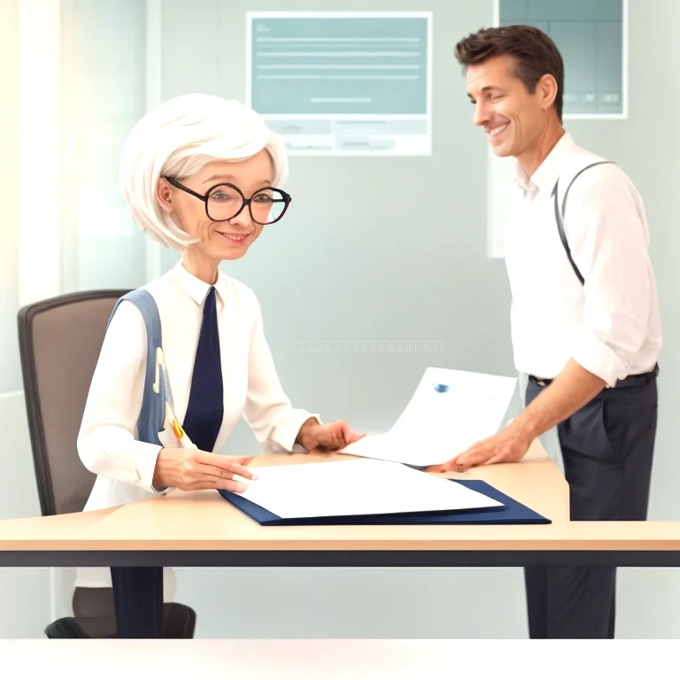 بيئة مريحة للمتقاعدين في مكتب قانوني